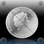 1oz NIUE 1 DOLLAR 2022 (KOMODO DRAGON Vs. TIGER) BU